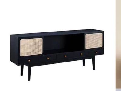 Media Cabinet/Entertainment Stand - Black