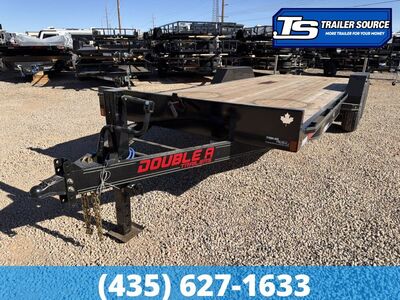 7x20 Double A Pro Series EQ Equipment Trailer - 15.4K GVWR