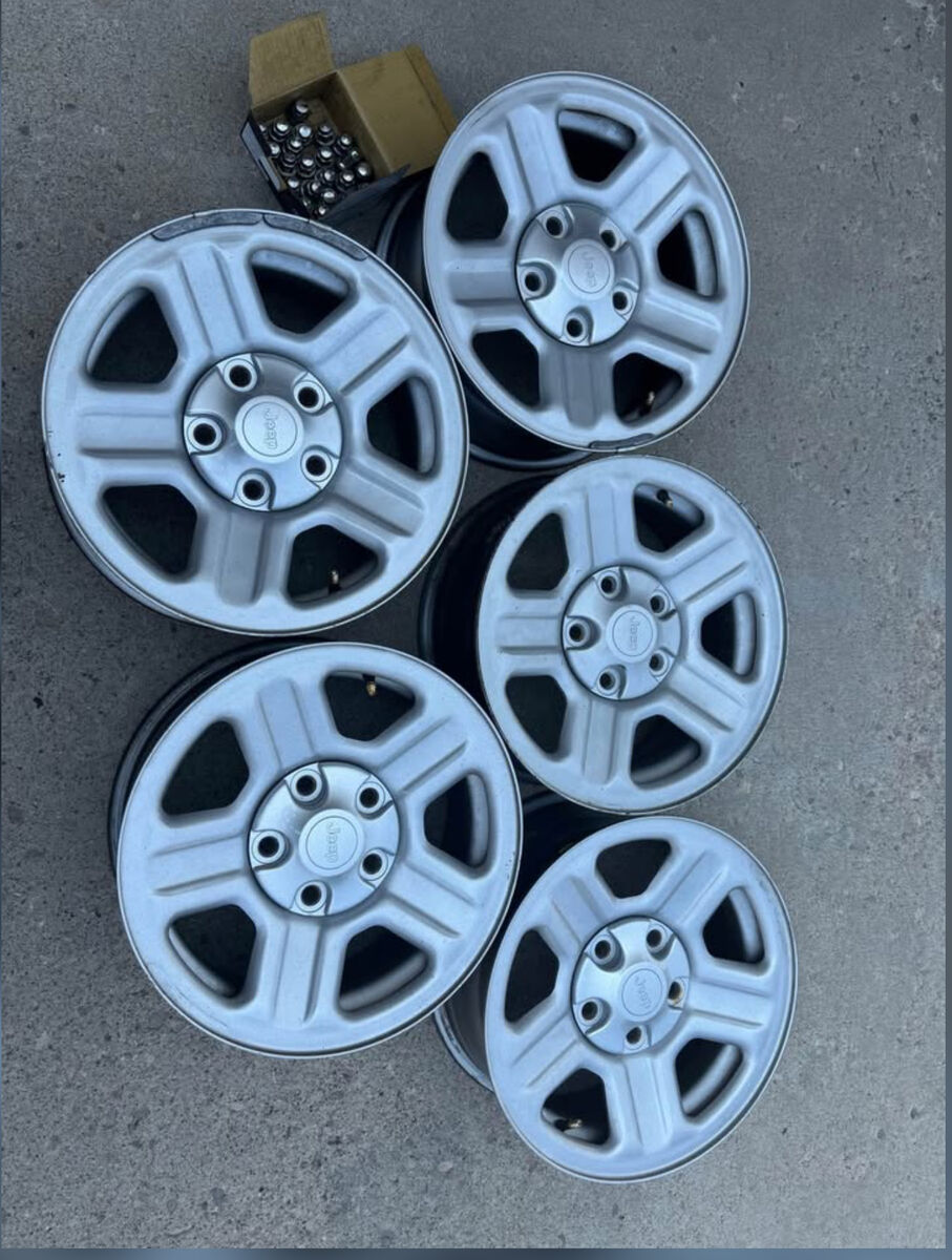 16” x 8” Jeep Wrangler Wheels/Rims