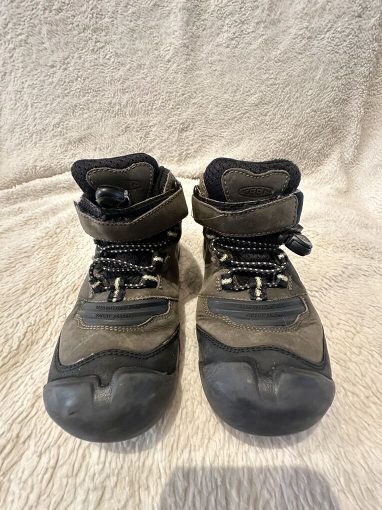 Keen Toddler 12 Brown/Black Wtrprf Hiking Boots
