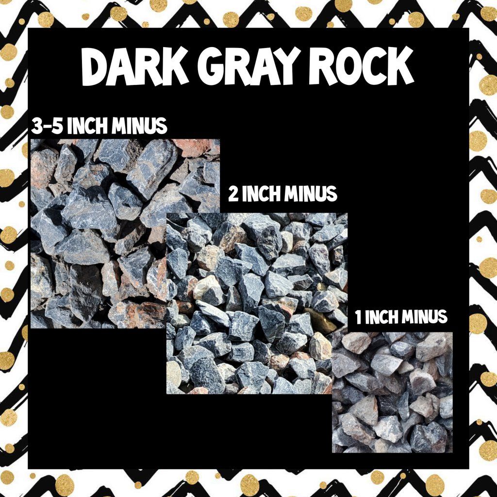 DARK GRAY LANDSCAPE ROCK