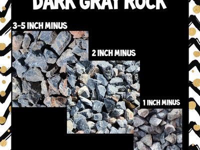 DARK GRAY LANDSCAPE ROCK