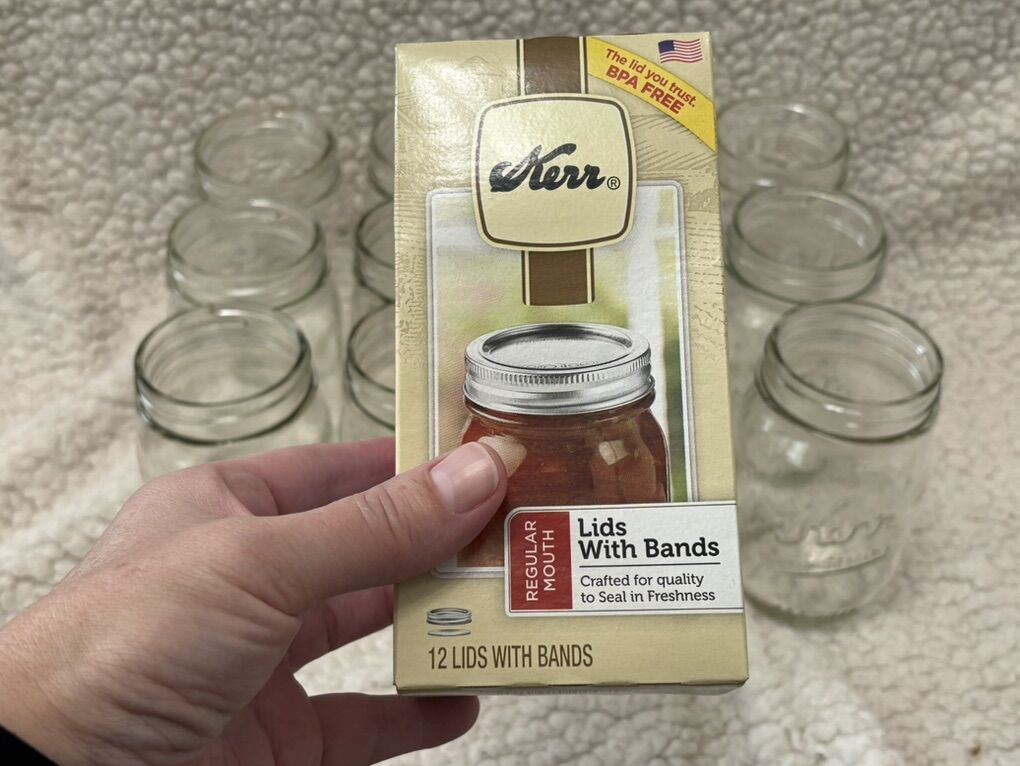 12-16 Oz Mason Canning Jars Regular Mouth W/Lids