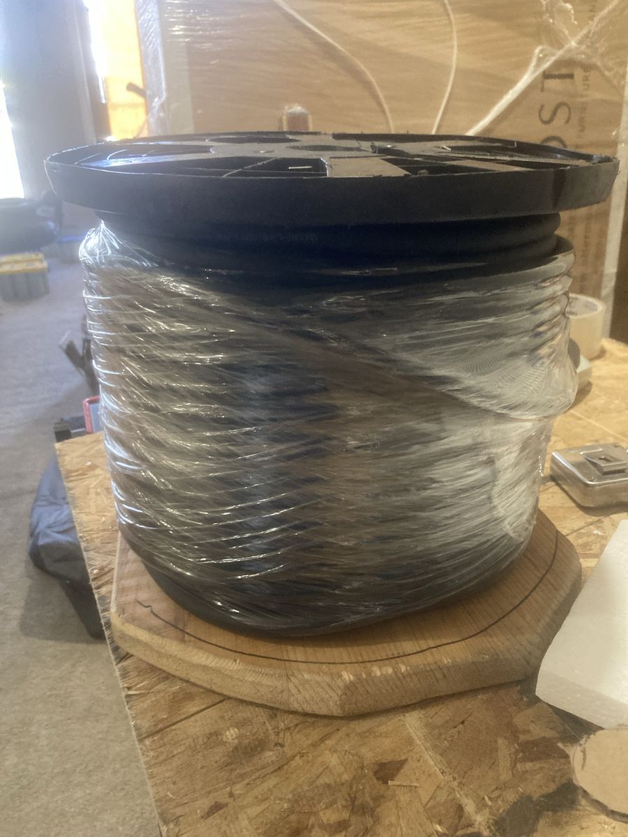 Hi-Line 4#BK 250ft Electrical Wire Cable - Bulk Spool( welding cable wire )