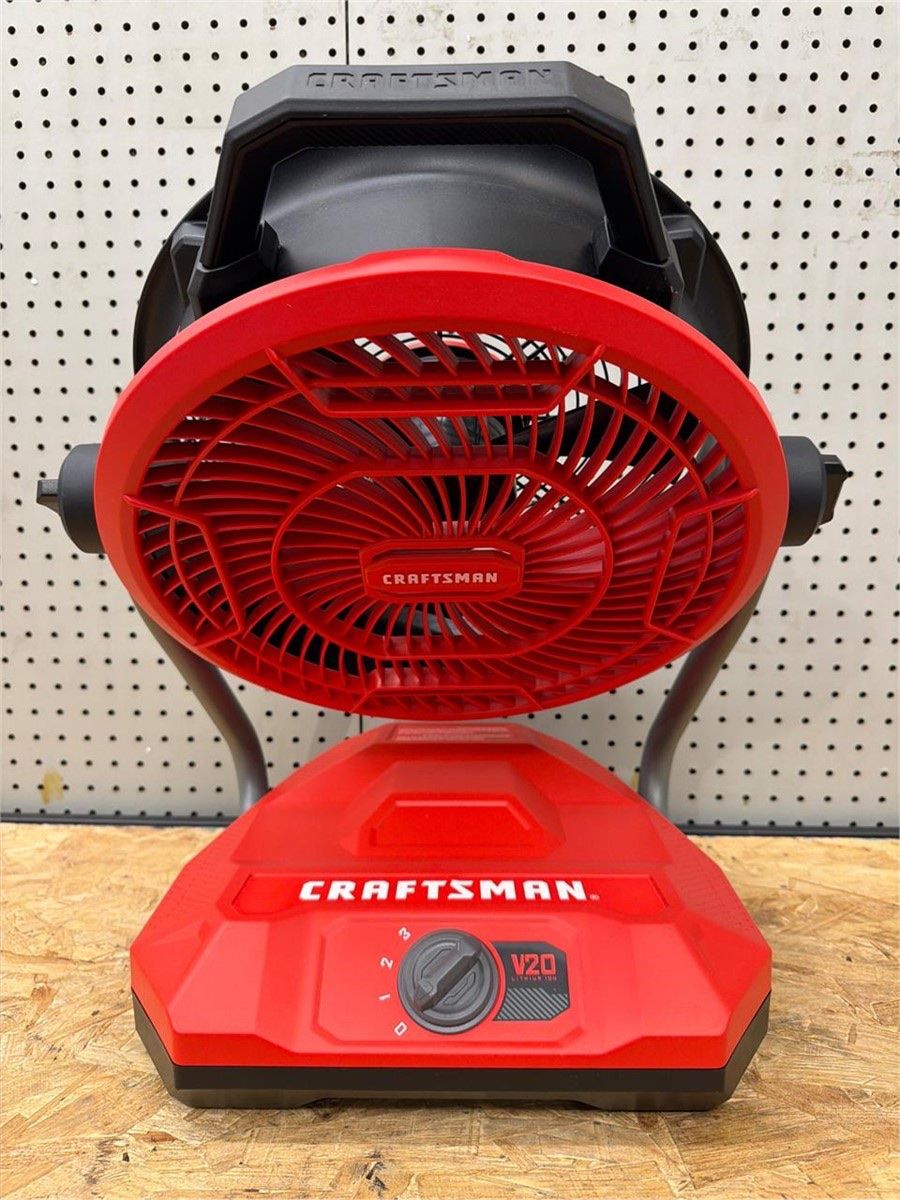 Craftsman V20 12-inch 3-Speed Cordless Portable Jobsite Fan