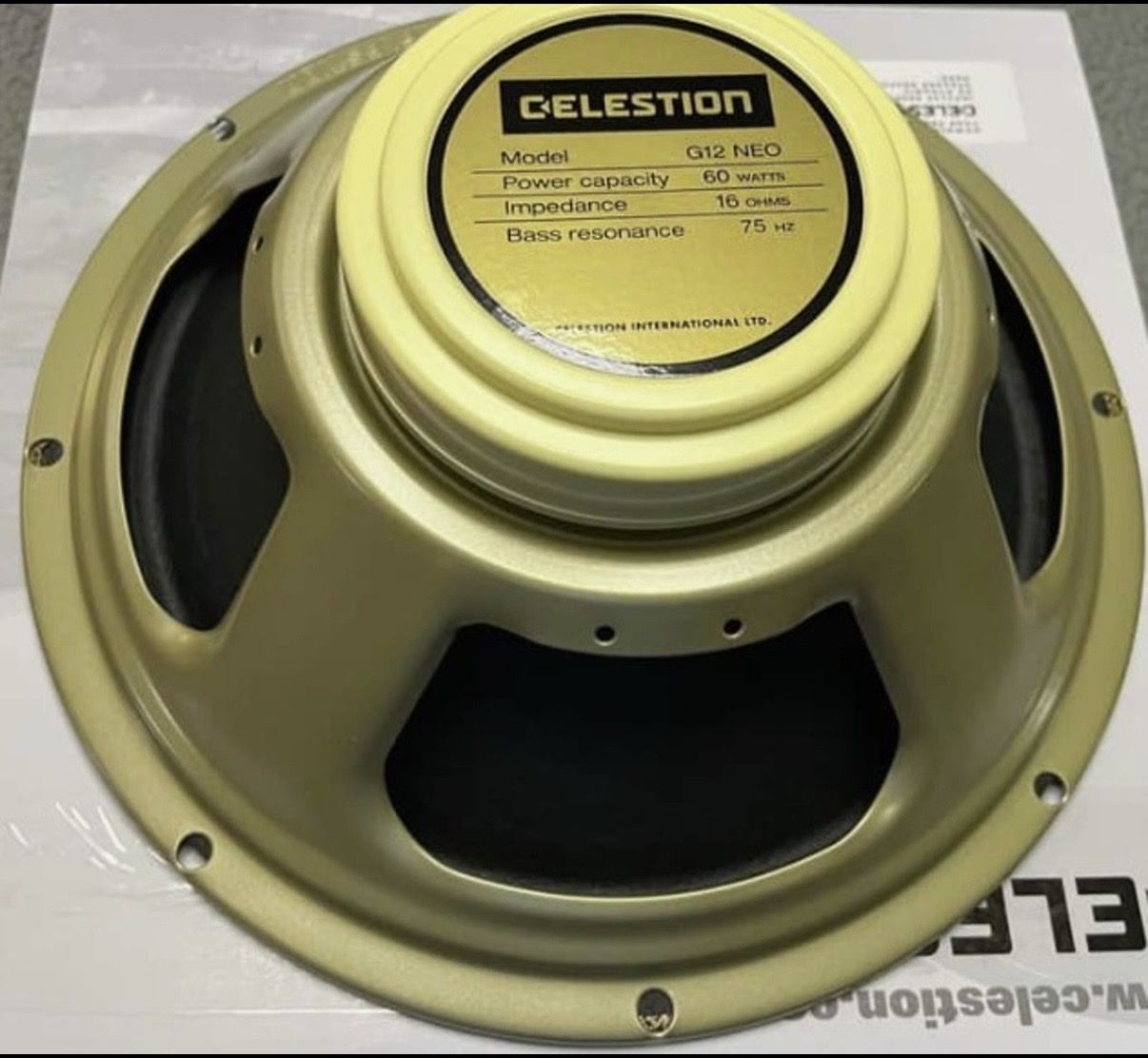 Neo Creamback Celestion guitar amp speaker 16 ohms