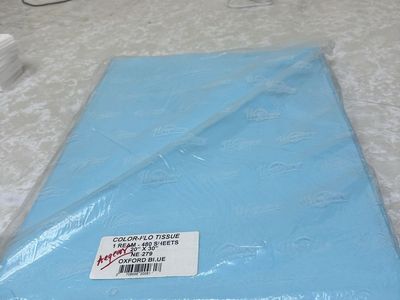 Color-Flo Tissue 1 Ream 480 Sheets 20" x 30" Oxford Blue