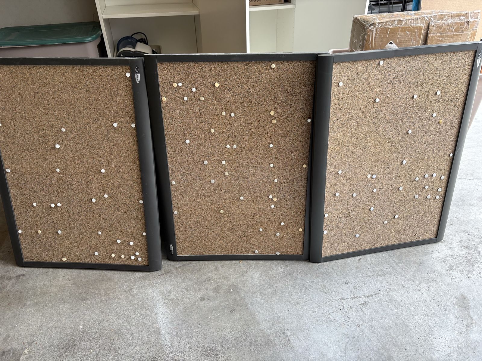Three Matching Bulletin Boards