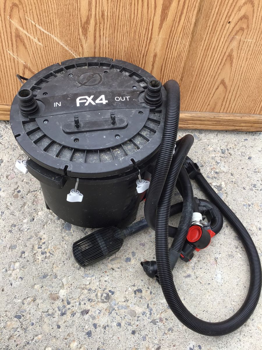 Aquarium FX 4 canister filter with all hoses 