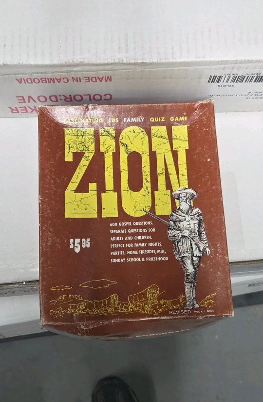 Zion Fascinating LDS Family Quiz Game - 600 Gospel Questions for Adults & Children, Revised 1980