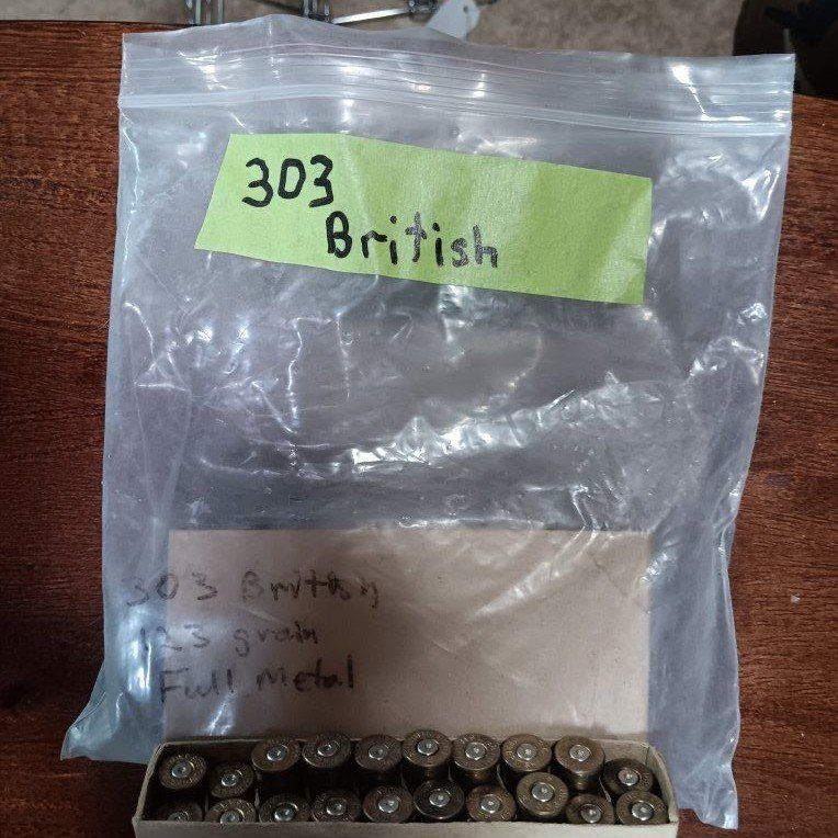 303 british brass set for reloading