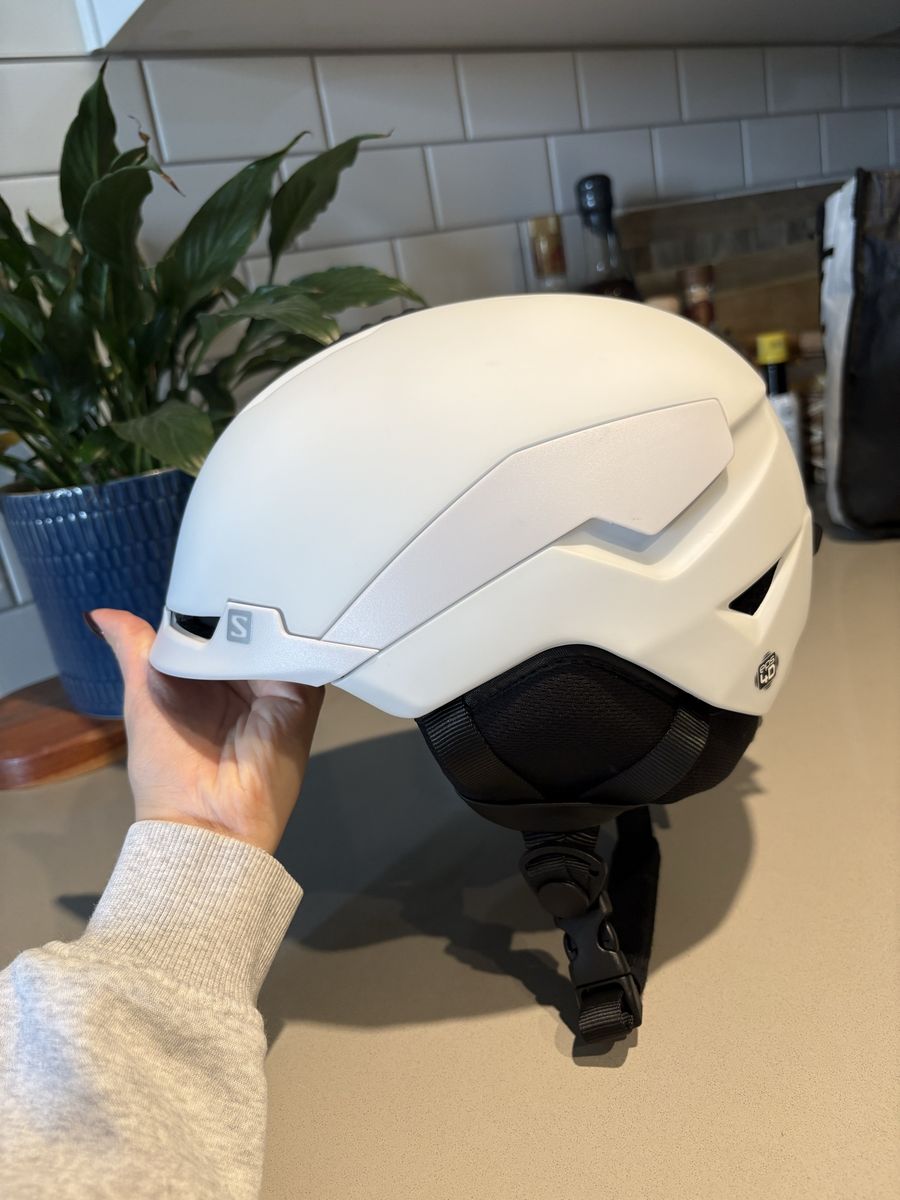 Salomon Quest 4D 2022 White Helmet - EXCELLENT