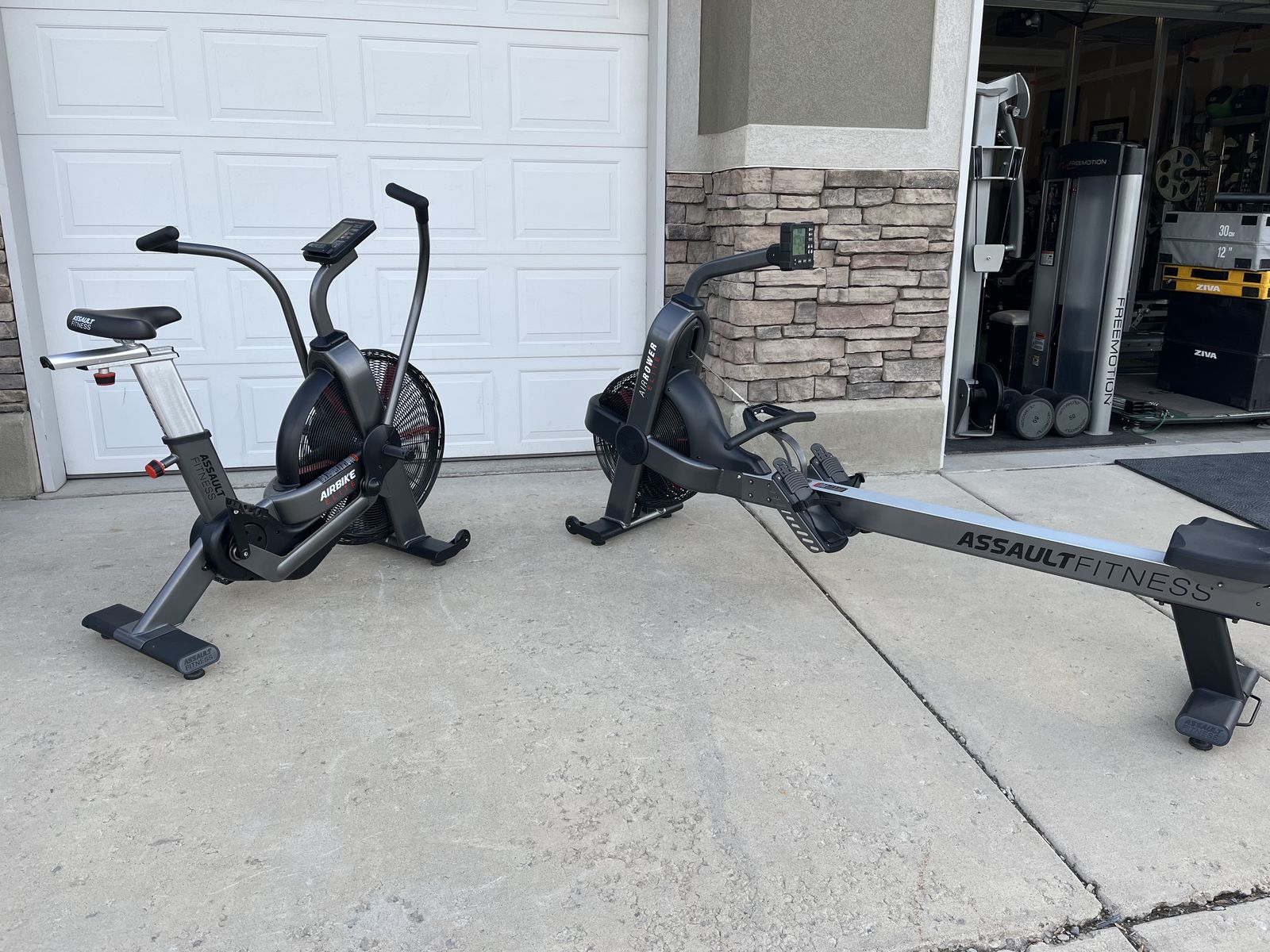 ASSAULT ELITE ROWER & BIKE (NEW CONDITION