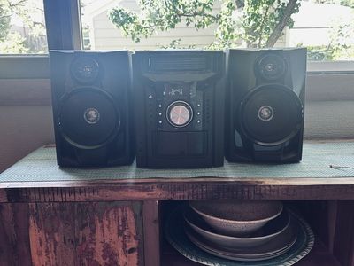 Sony Stereo System - 5 CD, tuner, cassette tape, Bluetooth, remote control