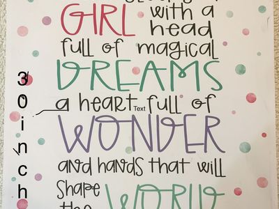 Girls room decor