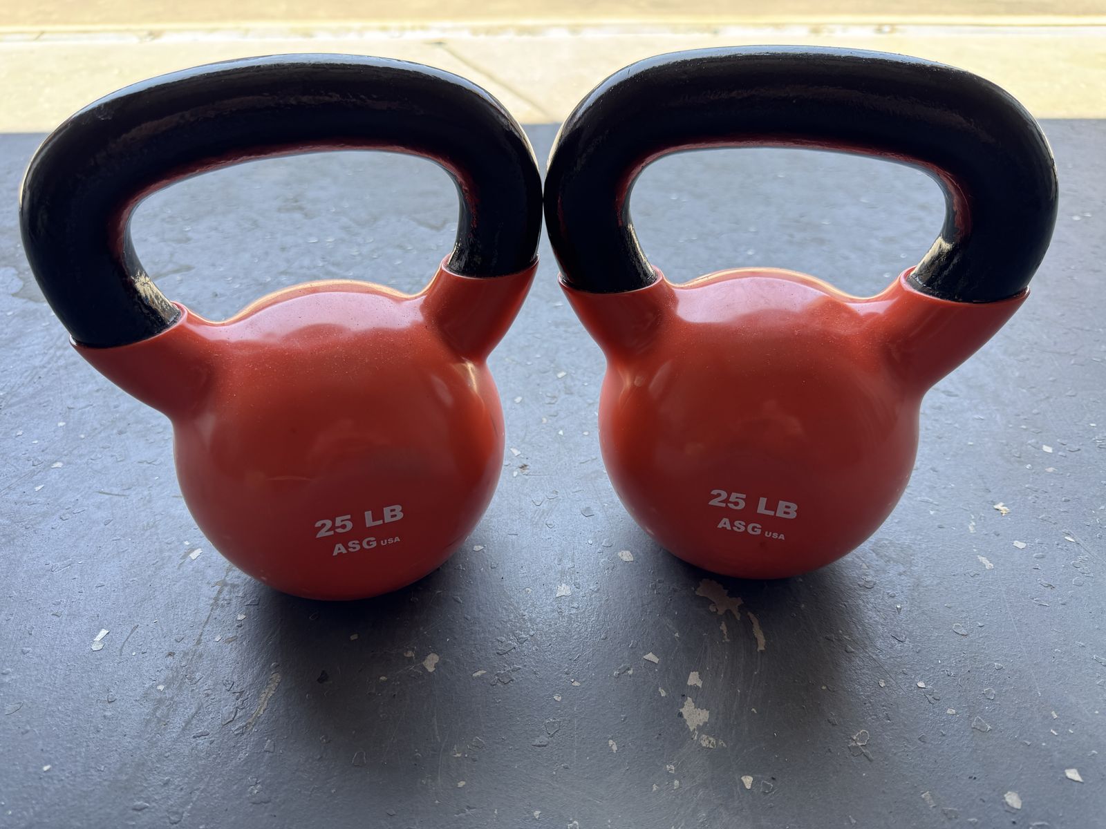 Ader Vinyl Kettlebell Set 25 lb