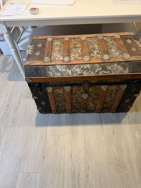 Antique Pioneer Trunk