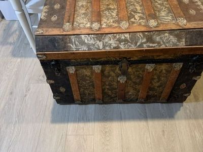 Antique Pioneer Trunk