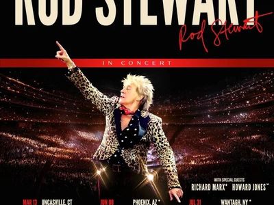 Rod Stewart with Richard Marx at UFCUA Box Suite 7