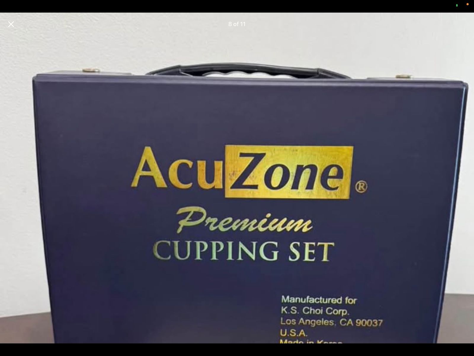 AcuZone Premium Cupping Set - 19 Piece Massage Suction Cups & Hand Pump