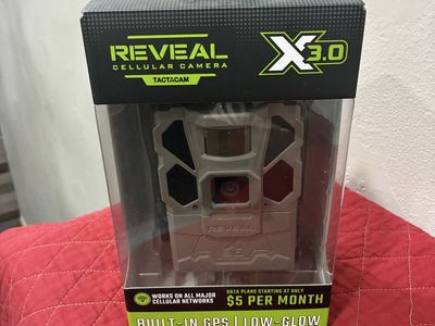 TACTACAM REVEAL X 3.0 Cellular Trail Camera with Built-in GPS & Low-Glow IR Technology