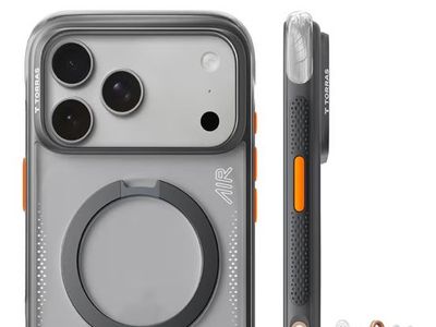 New phone case TORRAS Ostand Q3 Air for iPhone 17 Pro Max in Shadow Black