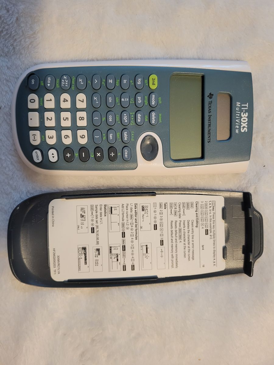 Texas Instruments 30xs multiview calculator - (needs new battery)