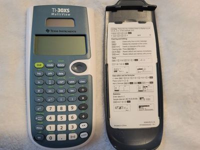 Texas Instruments 30xs multiview calculator - (needs new battery)