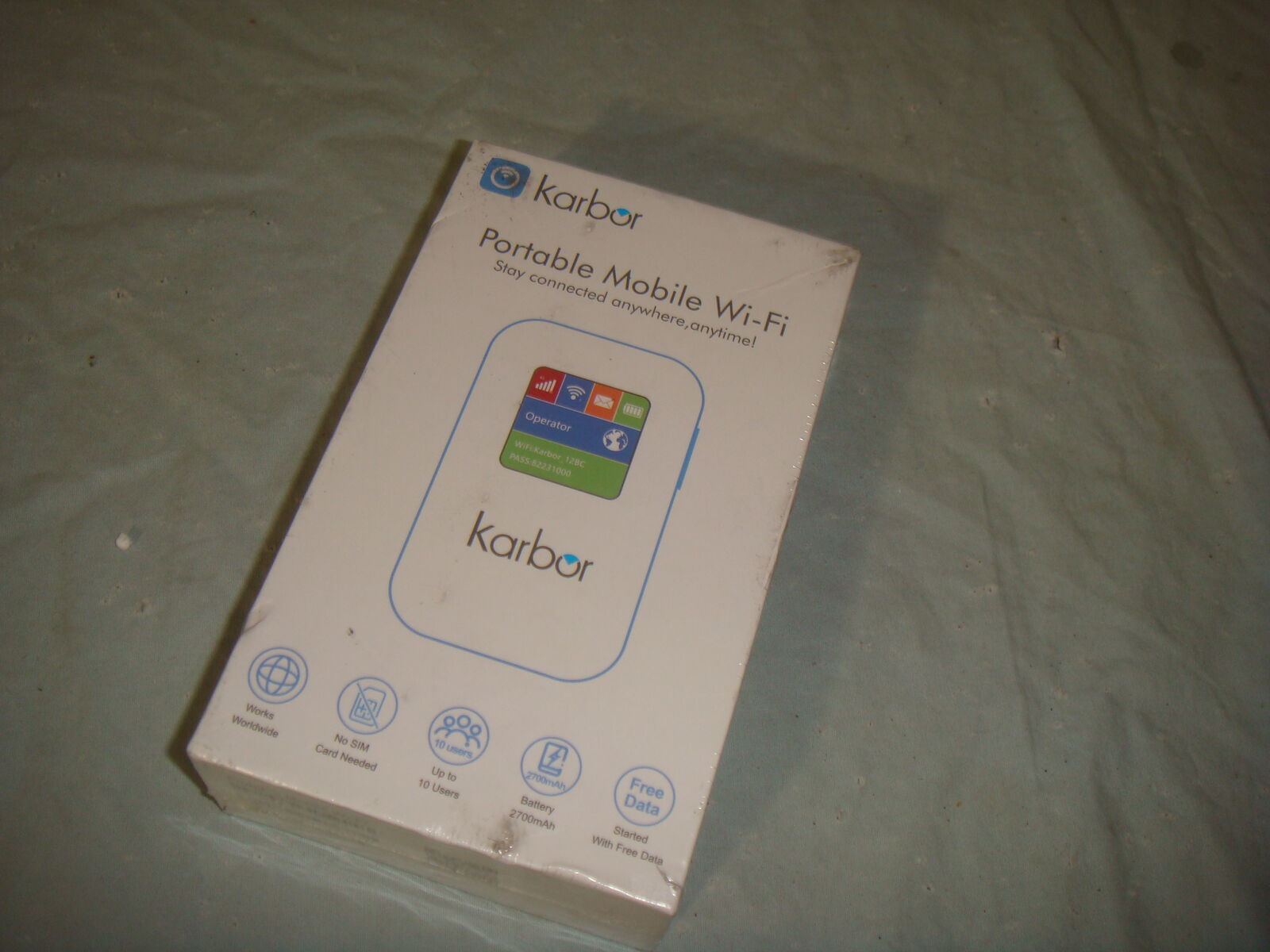 Karbor 4g Lte Wifi Mobile Hotspot - No Sim No Contract