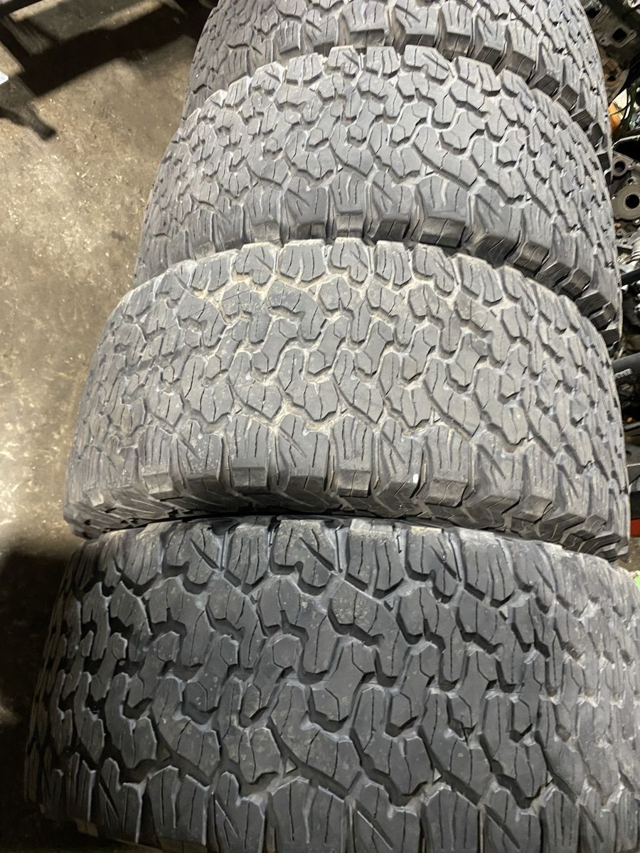 4 TIRES GOOD CONDITION BFGOODRICH LT 33-12.50R18 ALL TERRAIN LOAD RANGE E