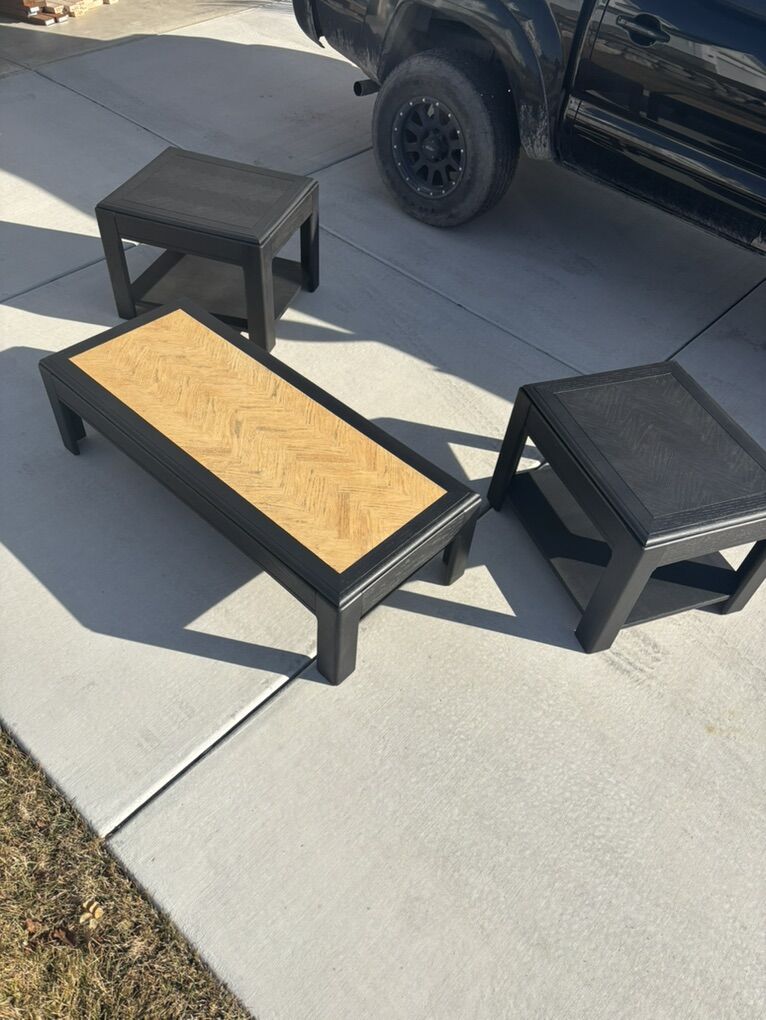 Matching End Tables And Coffee Table