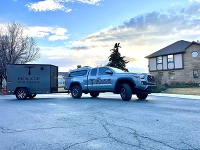 Bougie Squeegee - Turnkey Window Cleaning Business with Toyota Tacoma & Novae Trailer