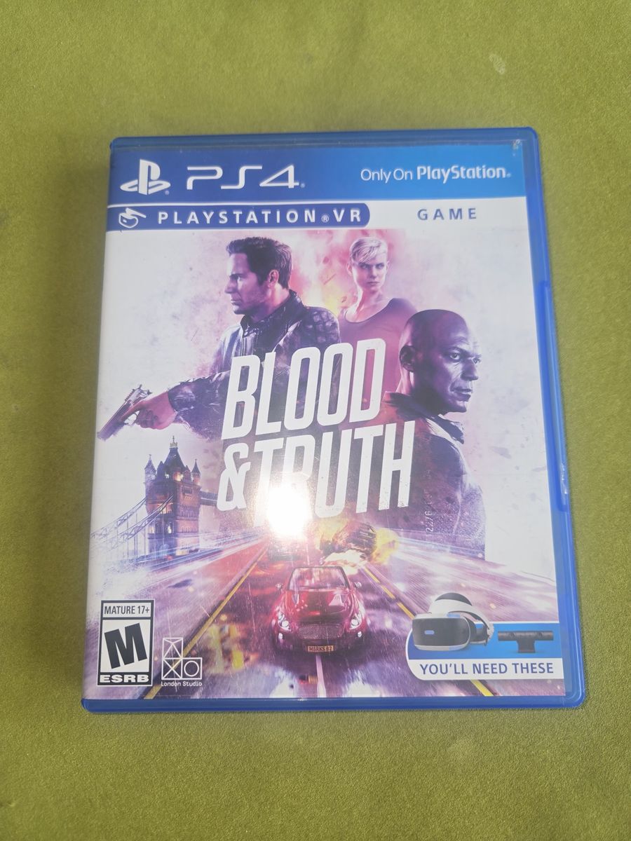 Blood & Truth PS4 PlayStation VR Game - Pre-Owned