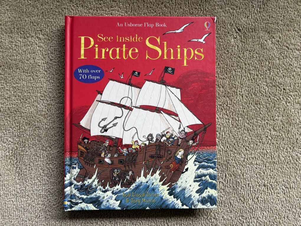 Usborne See Inside Pirate Ships Flap Book