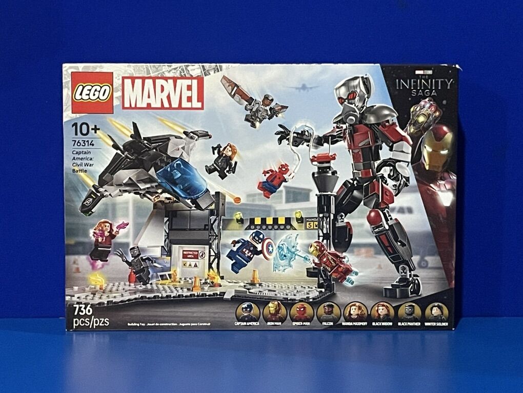 Lego Marvel 76314 Civil War Battle