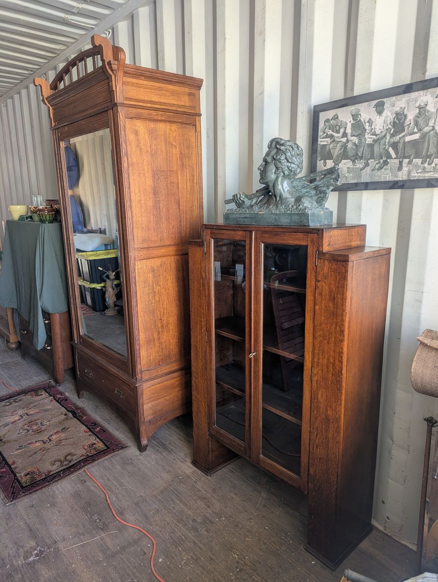 Antique Art Nouveau Armoire