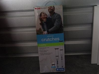 Crutches and support pads