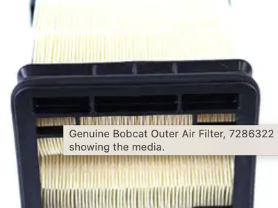 Bobcat 7286322 Main air filter element (new in original box)