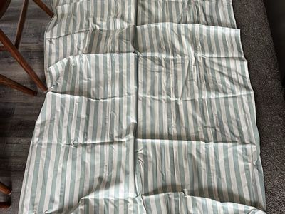 Intex Twin Air Mattress (Lot of 6) - Green/White Stripe Portable Guest Bed