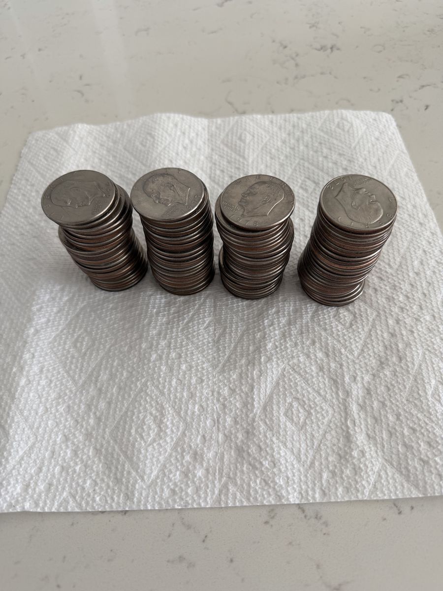 100 Eisenhower Dollars