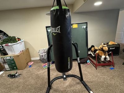 Everlast Boxing Stand with Heavy Bag and Speed Bag