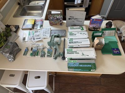 RCBS Rock Chucker IV Reloading Equipment Set with Press Scale & Accessories
