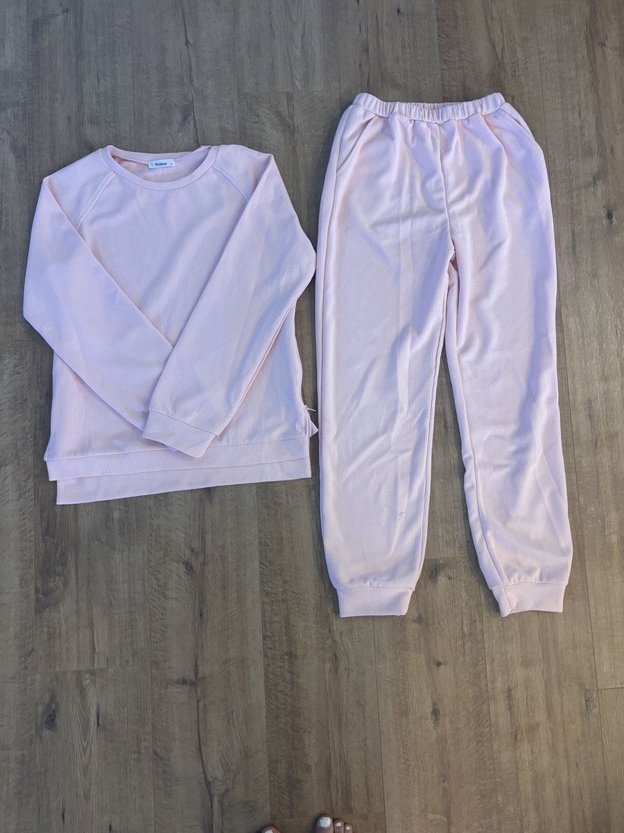 Pink sweat set