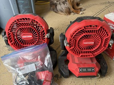 Craftsman Jobsite Fan Cordless Red