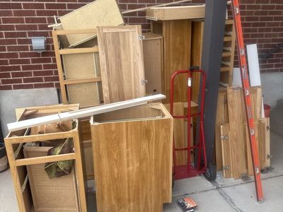 Hickory cabinets