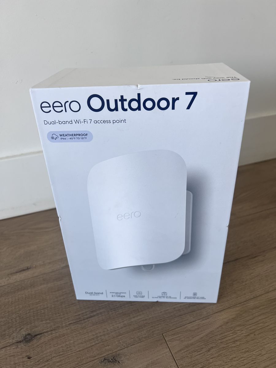 Brand New Sealed eero Outdoor 7 Wi-Fi 7 Access Point