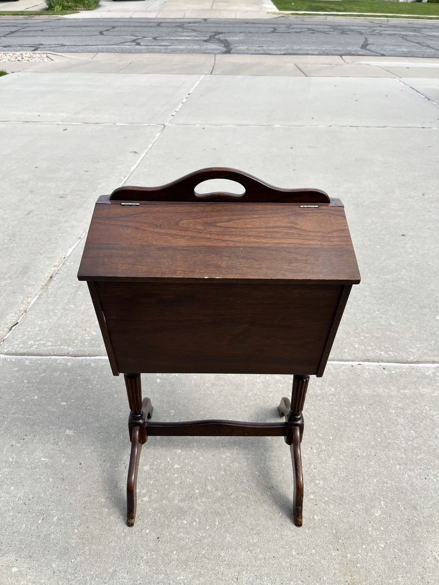Vintage Sewing Box Stand