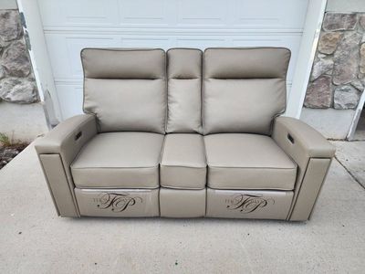New RV Thomas Payne Powered Reclining Theater Sofa