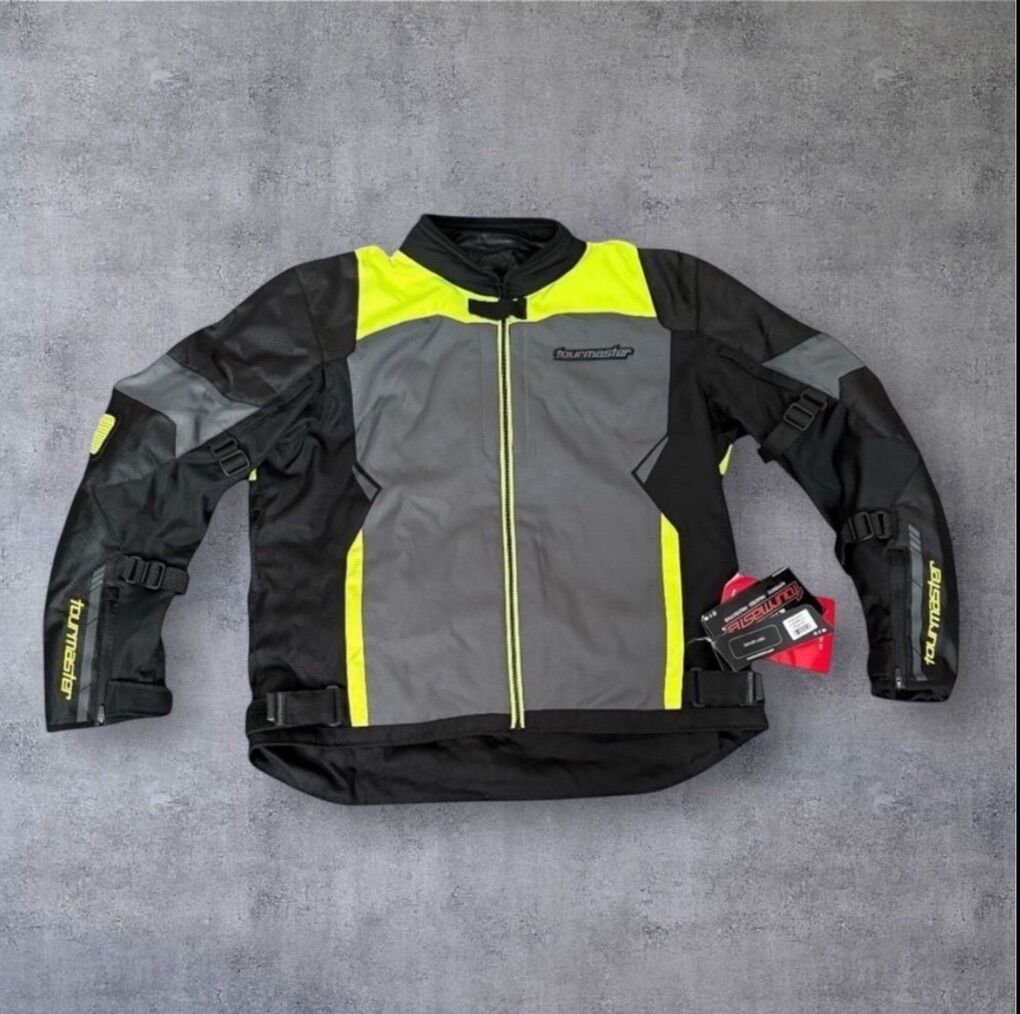 Tourmaster High Visibility Motorcycle Jacket XL