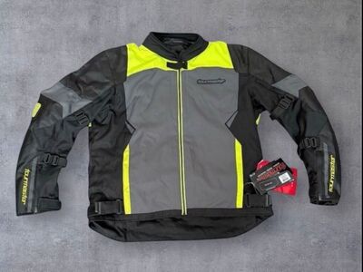 Tourmaster High Visibility Motorcycle Jacket XL